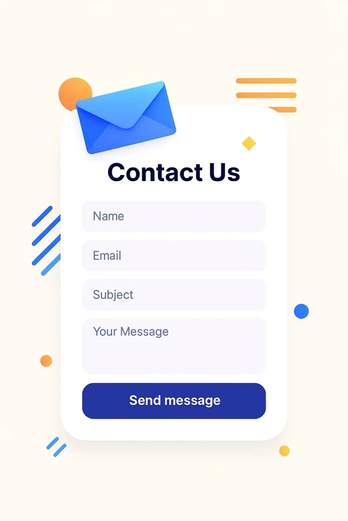 فرم‌های تماس و رزرو آنلاین