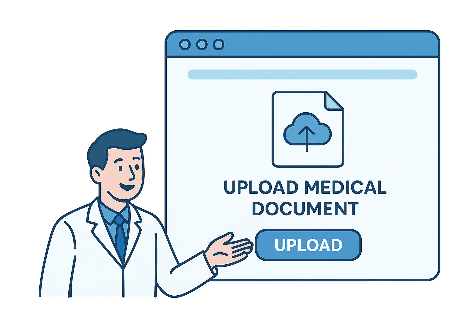 طراحی سایت دندانپزشکی با امکان بارگذاری مدارک پزشکی